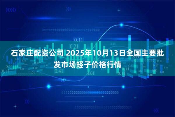 石家庄配资公司 2025年10月13日全国主要批发市场蛏子价格行情